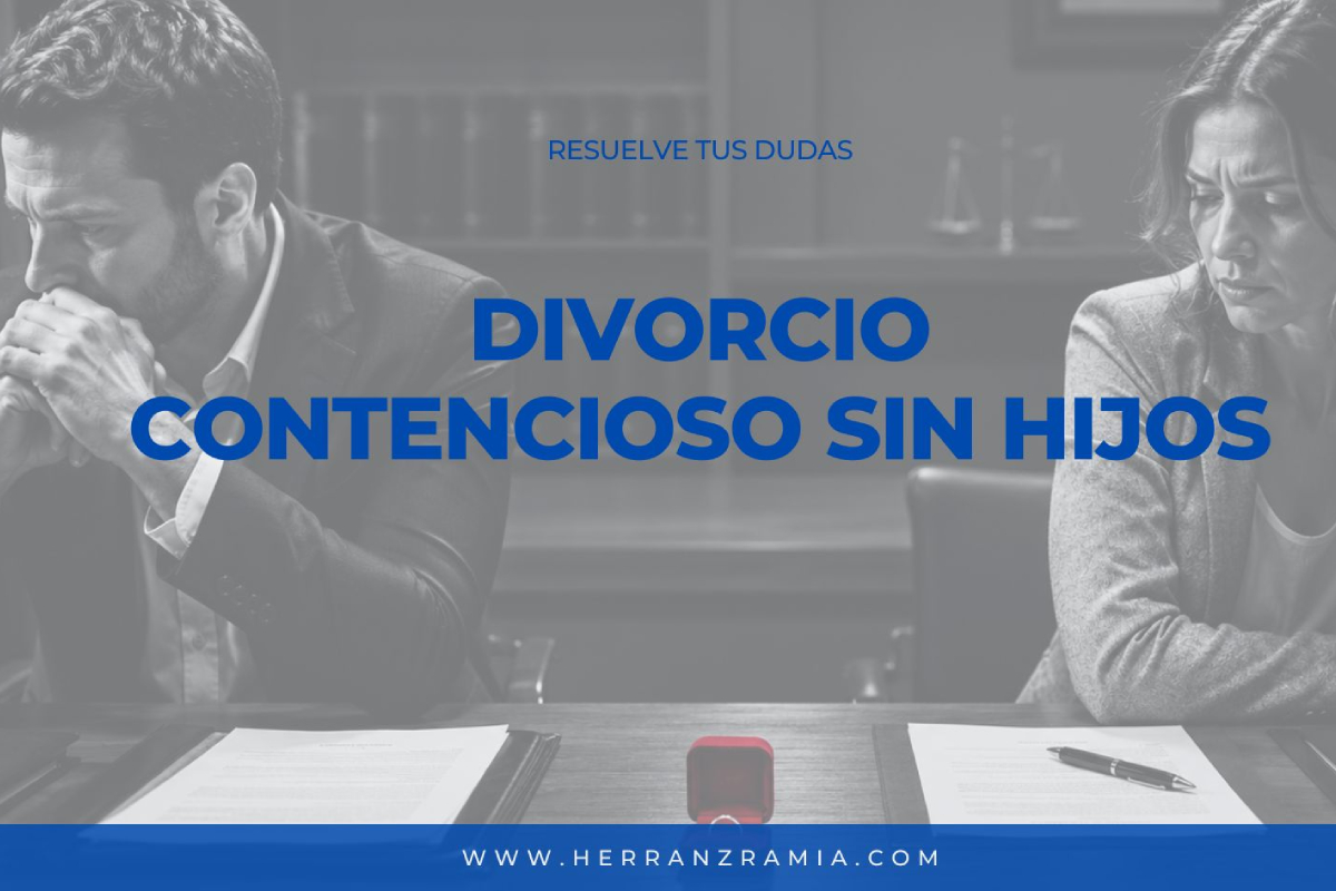 Divorcio contencioso sin hijos